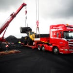 recovery of concrete mixers, harbour crane recovery, recovery of MEWPs, recovery of concrete pumps, righting construction machinery, towing