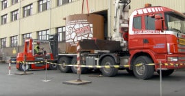 Plaatsen van tank