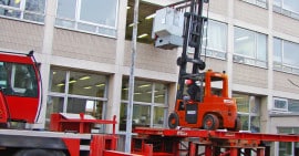 Verplaatsen van machine